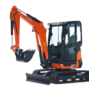 Mini-escavadora de raio de viragem zero Kubota U27-4